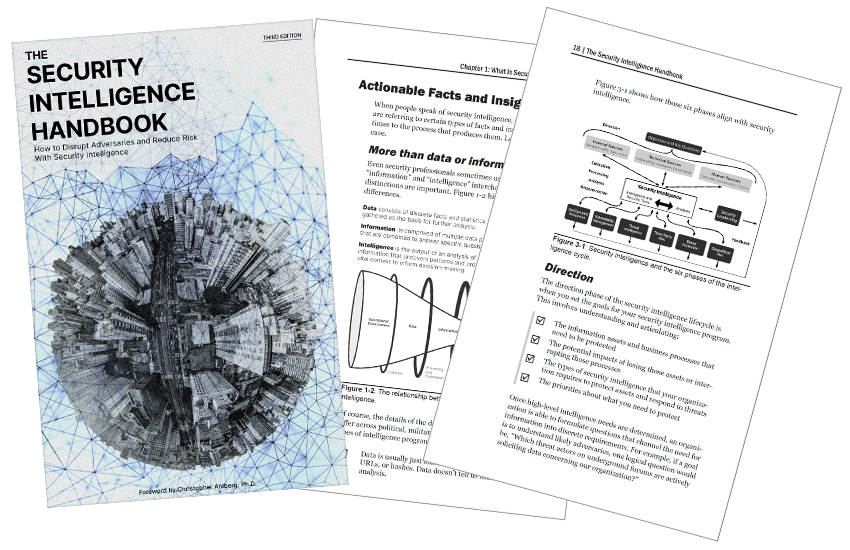 Presentation image for The Security Intelligence Handbook, Third Edition