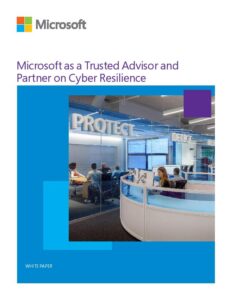 Microsoft Cyber Resilience White Paper Page 001